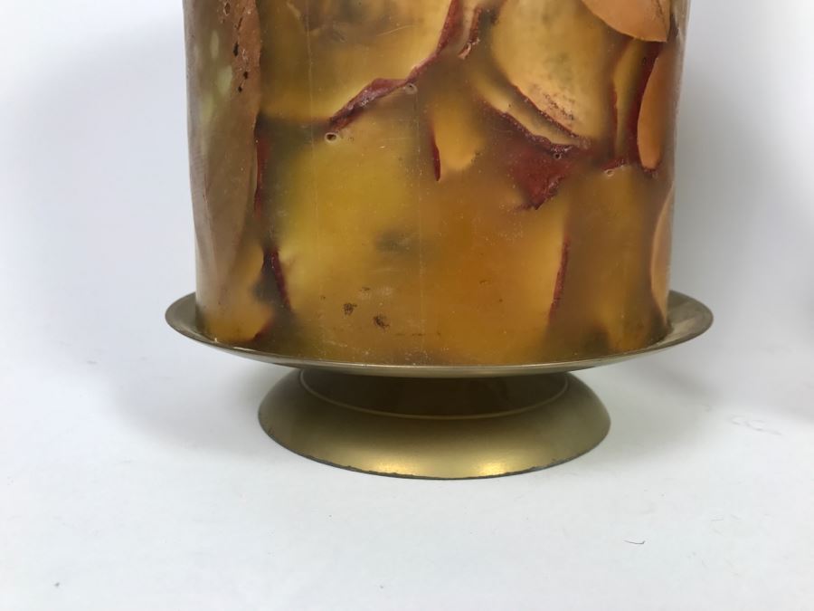 Pair Of Large Boutique Candles With Metal Candle Holders [Photo 7]