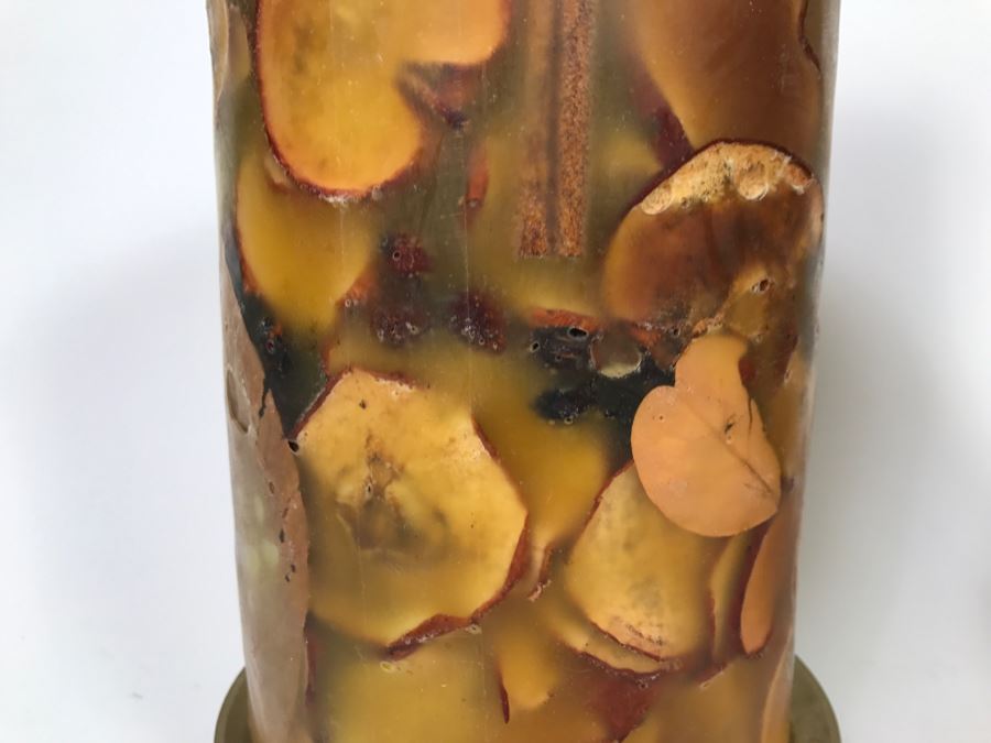 Pair Of Large Boutique Candles With Metal Candle Holders [Photo 8]