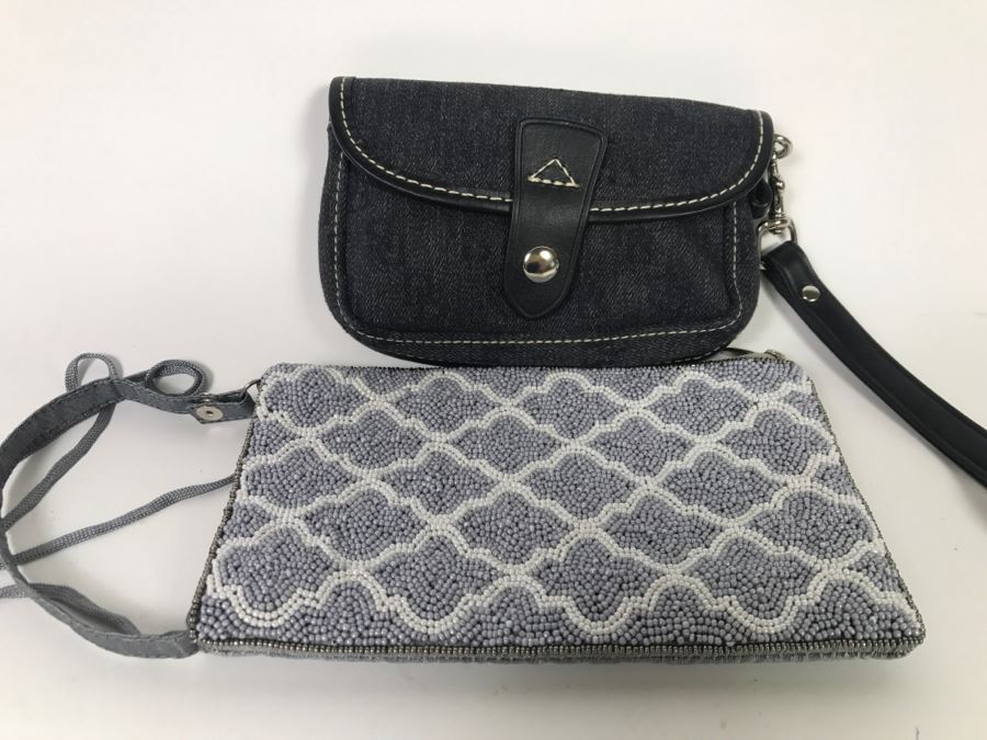 Small Dooney & Bourke Purse And Contemporary Beaded Purse [Photo 1]