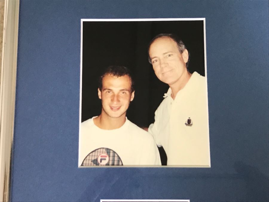 Framed Photographs Of Various Pro Tennis Players Including Michael Chang [Photo 2]