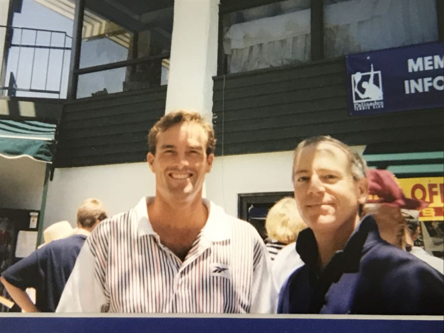 Framed Photos Of Multiple Pro Tennis Players And Palisades Tennis Club Program Signed By John McEnroe, Jimmy Connors, Yannick Noah [Photo 10]