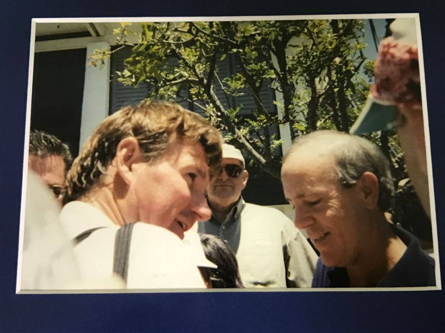 Framed Photos Of Multiple Pro Tennis Players And Palisades Tennis Club Program Signed By John McEnroe, Jimmy Connors, Yannick Noah [Photo 4]