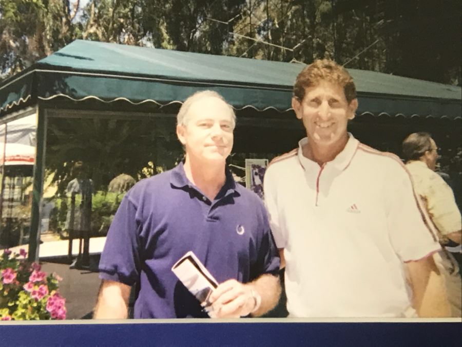 Framed Photos Of Multiple Pro Tennis Players And Palisades Tennis Club Program Signed By John McEnroe, Jimmy Connors, Yannick Noah [Photo 11]