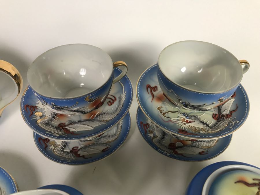 Japanese Dragonware Tea Set [Photo 13]