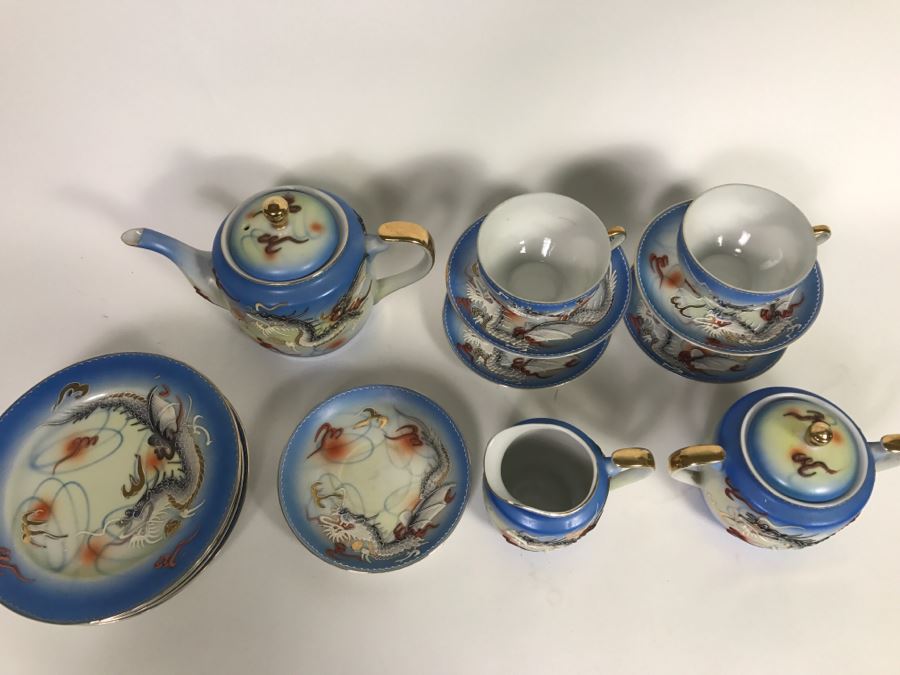 Japanese Dragonware Tea Set [Photo 14]