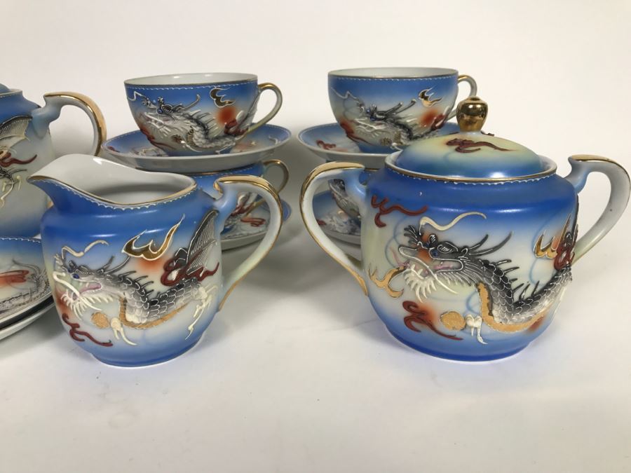 Japanese Dragonware Tea Set [Photo 9]