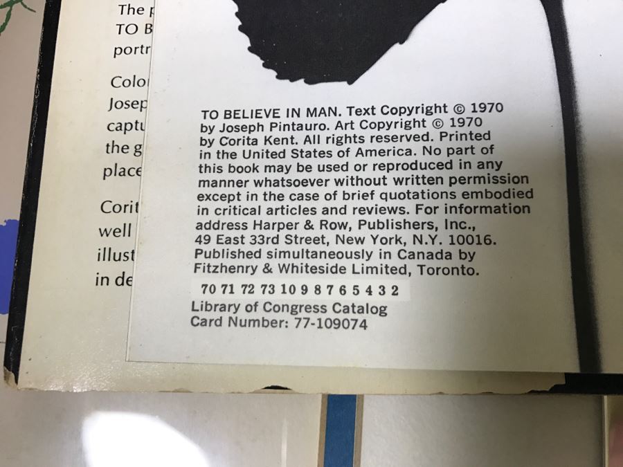 Set Of (3) Signed Framed Prints By Sister Corita And Pair Of Books To Believe In Man And To Believe In God By Joseph Pintauro And Sister Corita [Photo 25]