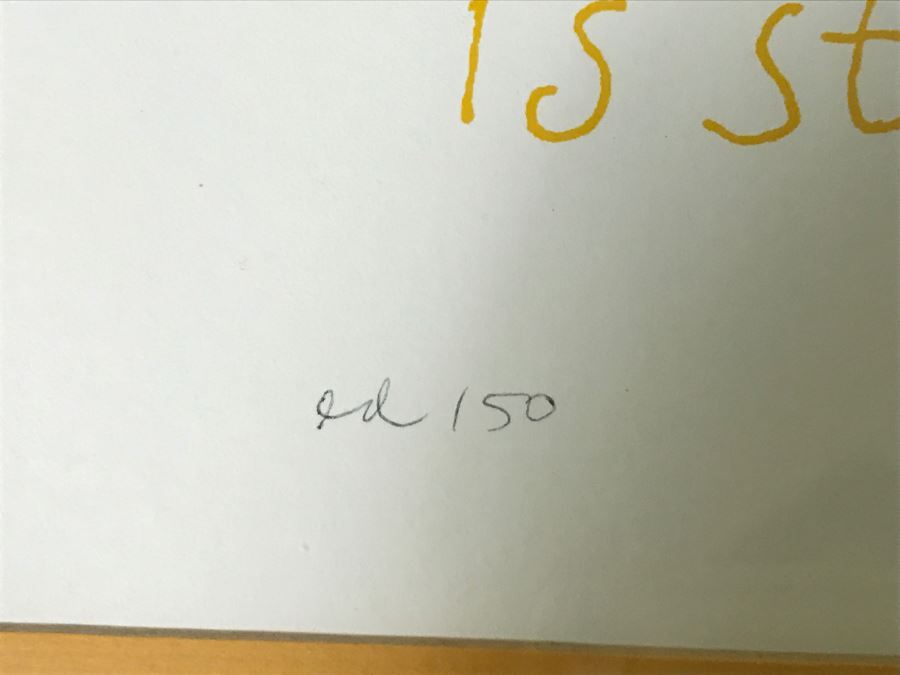 Set Of (3) Signed Framed Prints By Sister Corita And Pair Of Books To Believe In Man And To Believe In God By Joseph Pintauro And Sister Corita [Photo 15]