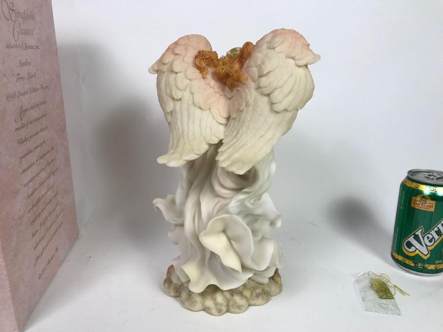 Seraphin Classics Angel Avalon 'Free Spirits' 1998 Limited Edition Roman Inc [Photo 10]