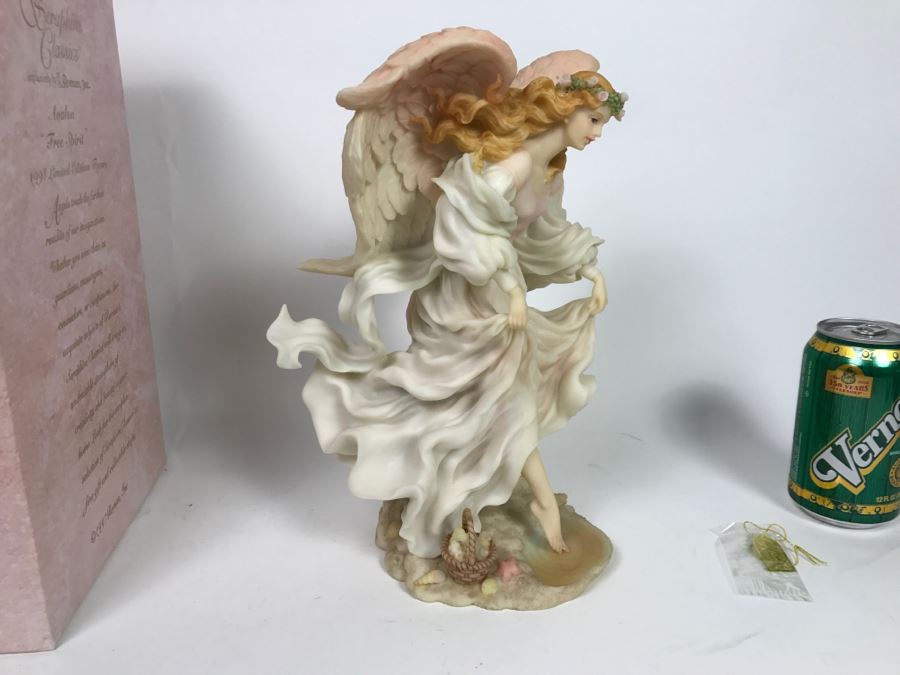 Seraphin Classics Angel Avalon 'Free Spirits' 1998 Limited Edition Roman Inc [Photo 9]