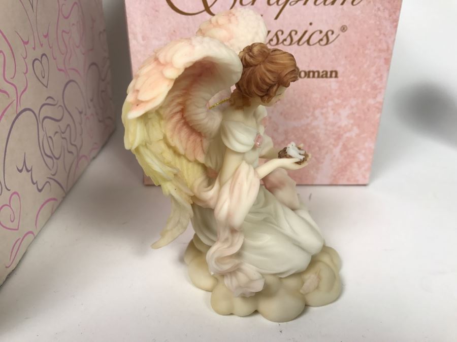 Seraphin Classics Collectors Club Angel Tess 'Tender One' 1998 Charter Year Membership Figurine Roman Inc [Photo 6]