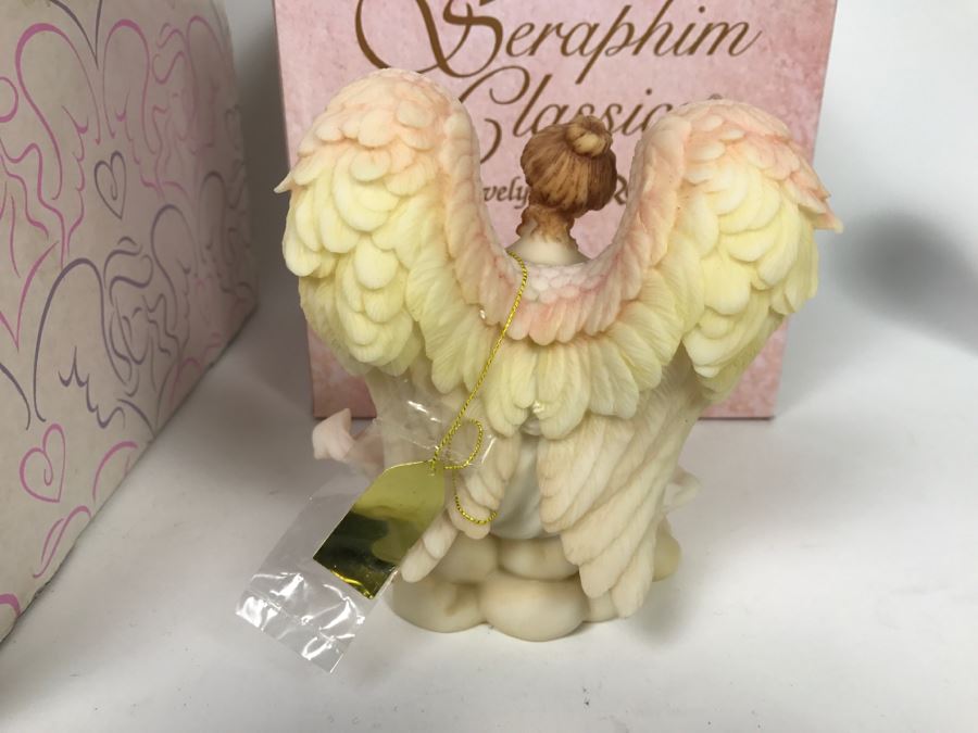 Seraphin Classics Collectors Club Angel Tess 'Tender One' 1998 Charter Year Membership Figurine Roman Inc [Photo 7]