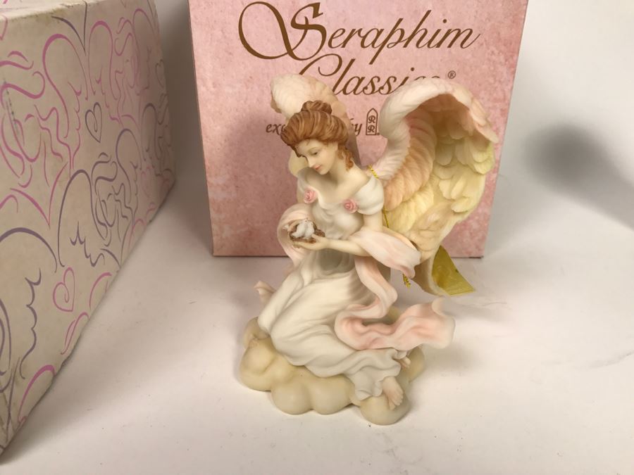 Seraphin Classics Collectors Club Angel Tess 'Tender One' 1998 Charter Year Membership Figurine Roman Inc [Photo 3]