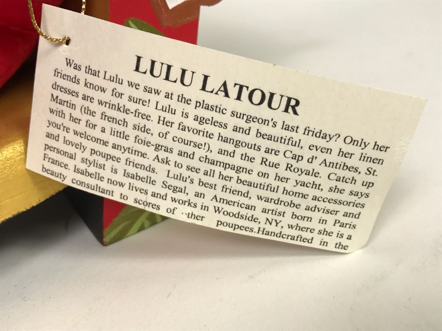 Poupee Doll By Isabelle 'Lulu Latour' With Chaise Lounge Mahjong [Photo 9]