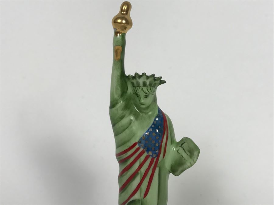 Limoges France Statue Of Liberty Figurine Trinket Box [Photo 5]