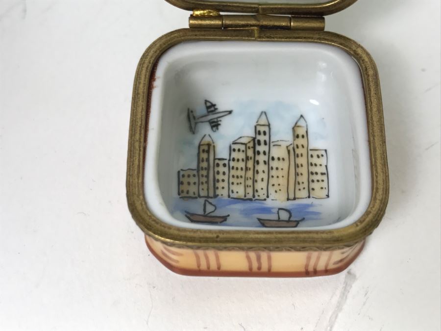 Limoges France Statue Of Liberty Figurine Trinket Box [Photo 10]