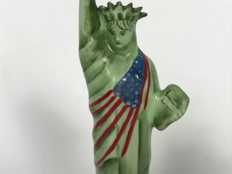 Limoges France Statue Of Liberty Figurine Trinket Box [Photo 6]