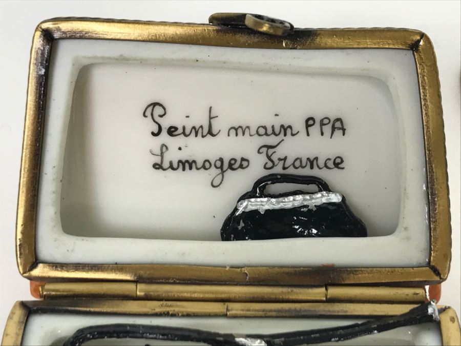 Limoges France Medical Bag Figurine Trinket Box [Photo 3]