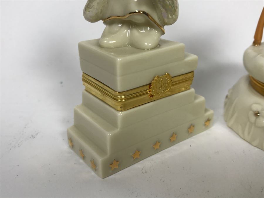 Set Of (3) LENOX Limited Edition DISNEY Treasure Boxes: (2) Mickey And Minnie's 75th Anniversary And Bambi's 60th Anniversary [Photo 10]