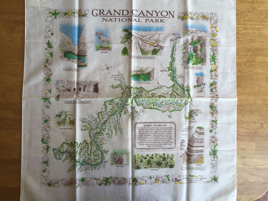 Vintage Travel Advertising Linens [Photo 2]