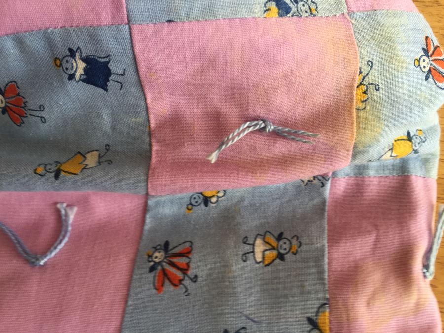 White Crochet Tablecloth And Pair Of Small Quilts [Photo 4]