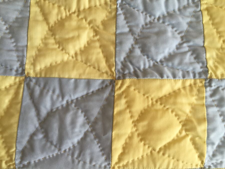 White Crochet Tablecloth And Pair Of Small Quilts [Photo 6]