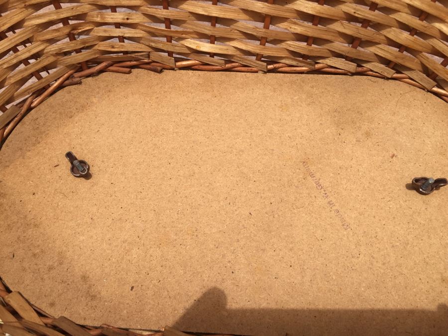 Toy Wicker And Wooden Stroller Made In West Germany [Photo 5]