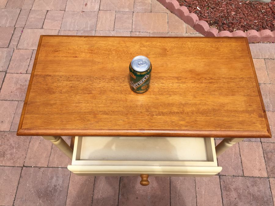 2-Tier Table With Drawer [Photo 5]