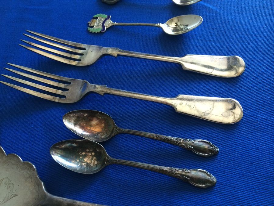 Silverplate Lot w/ Tourist Spoon [Photo 5]