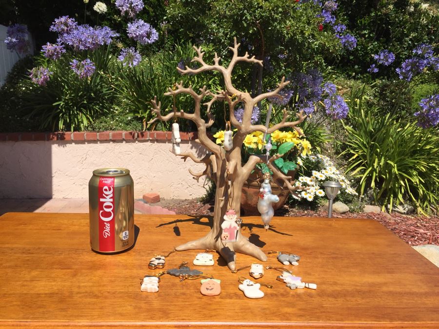 LENOX Halloween Tree With Ornaments And Box [Photo 1]