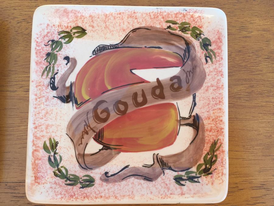 Set Of Four Cheese Plates [Photo 5]