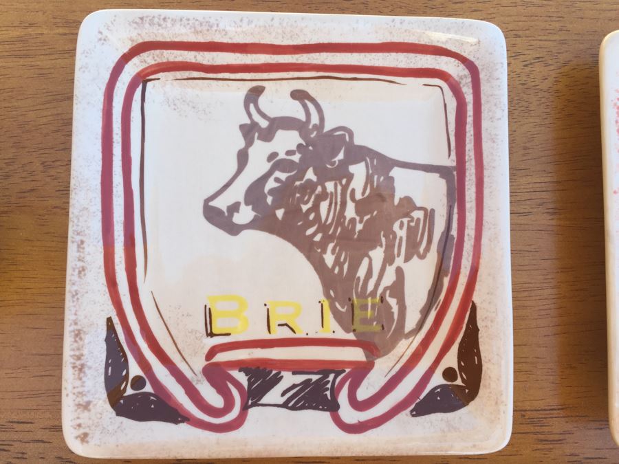 Set Of Four Cheese Plates [Photo 4]