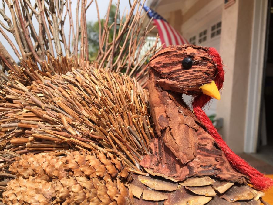 Twig Hand Crafted Turkey Thanksgiving Decoration [Photo 4]