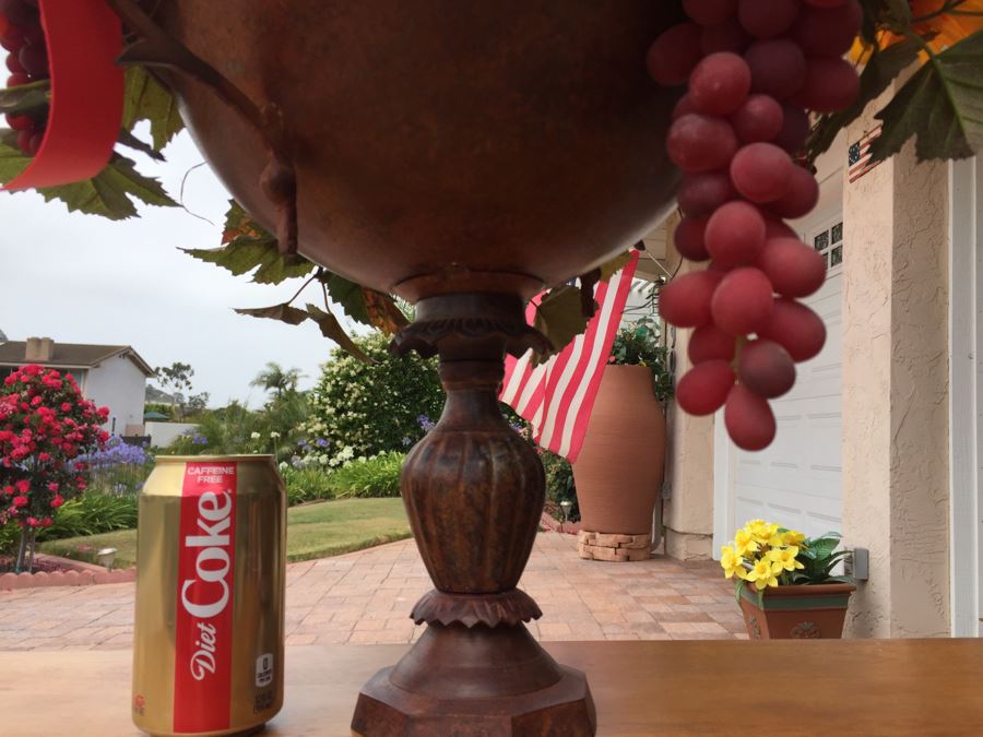 Artificial Flower Arrangement In Footed Vase [Photo 7]