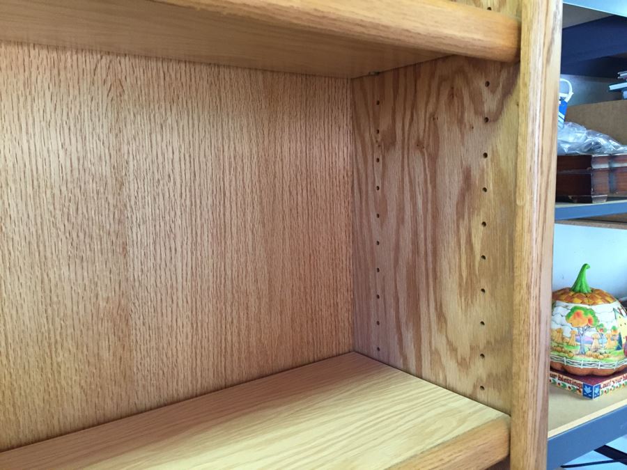 Oak Bookcase 72'H X 36'W X 10'D [Photo 3]