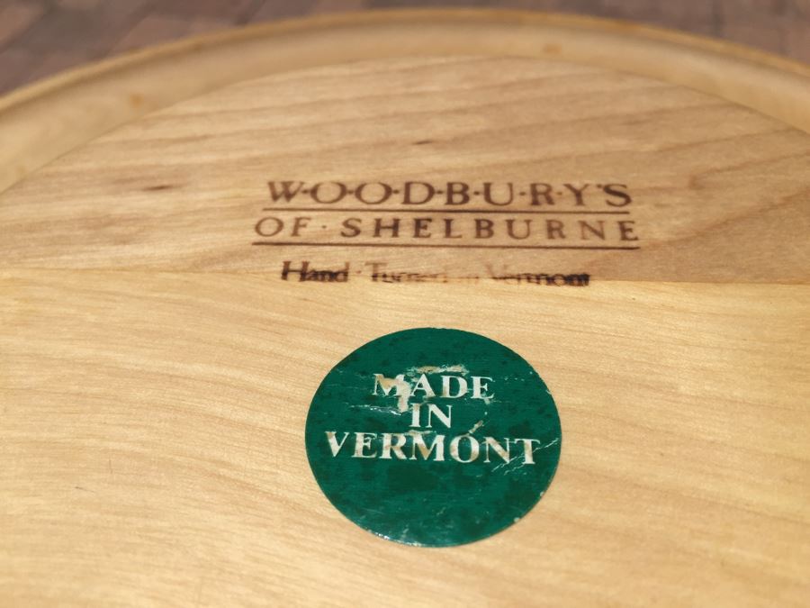 Walnut Wooden Salad Bowl Set, Glass Dome Cheese Plate And Wooden Chip & Dip Vegetable Server [Photo 4]