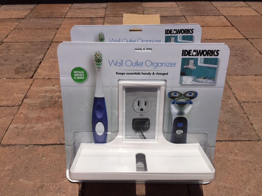 Pair Of Wall Outlet Organizers And Pair Of Led Push Lights [Photo 5]