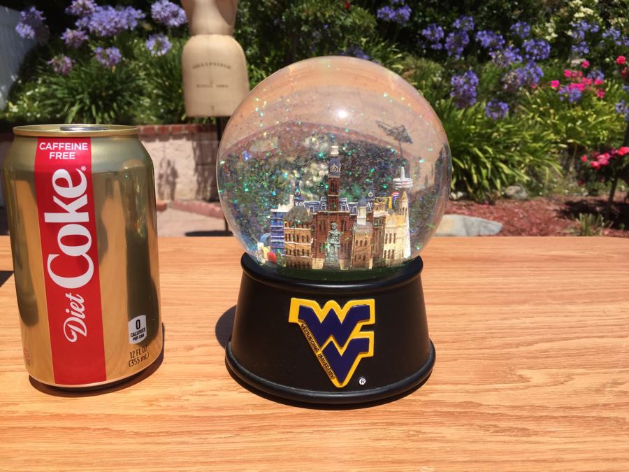 Pair Of West Virginia Wooden Solider Bookends And WVU Snow Globe [Photo 7]