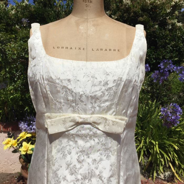 Ladies Formal White Dress With Shawl [Photo 3]