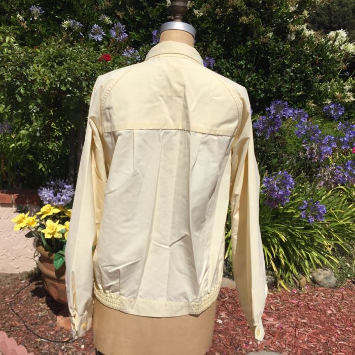 Vintage Monogram White Zipper Front Jacket Peters [Photo 4]