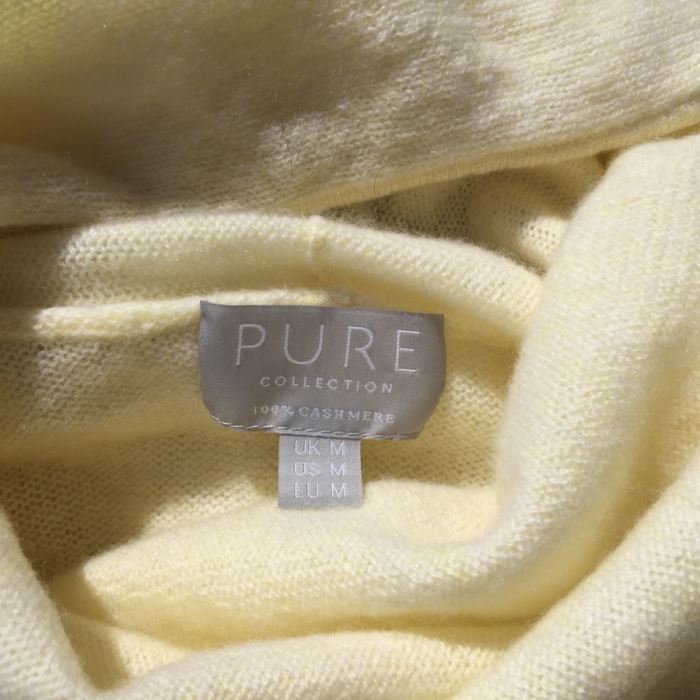 PURE Collection 100% Cashmere Sweater Size M [Photo 3]