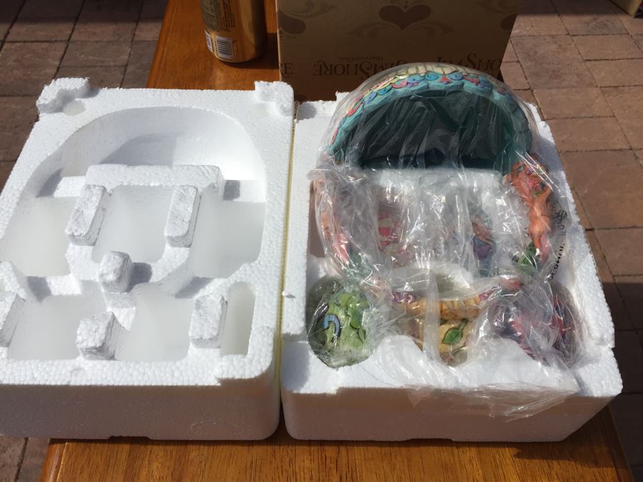 Jim Shore Heartwood Creek Decoration Easter Basket With Eggs And Box [Photo 2]