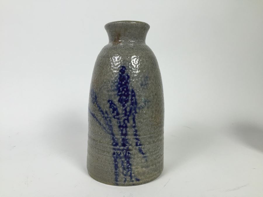 Set Of (2) Signed Pottery Vases And (1) Planter Pot [Photo 2]