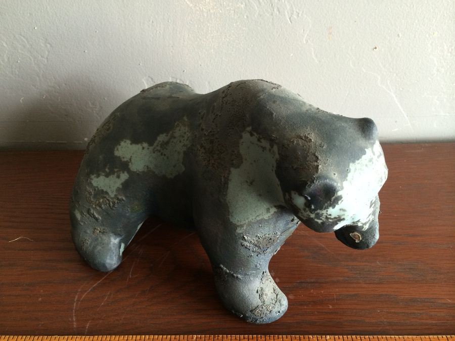 Alaskan Pottery Bear - Signed on Bottom [Photo 6]