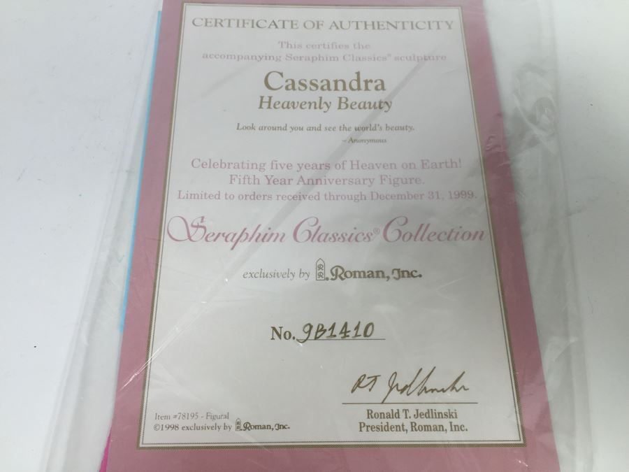 Collection Of (5) Limited Edition Seraphin Classics Angels Roman, Inc [Photo 11]