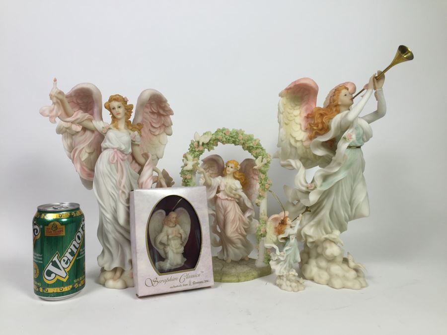 Collection Of (5) Limited Edition Seraphin Classics Angels Roman, Inc [Photo 1]