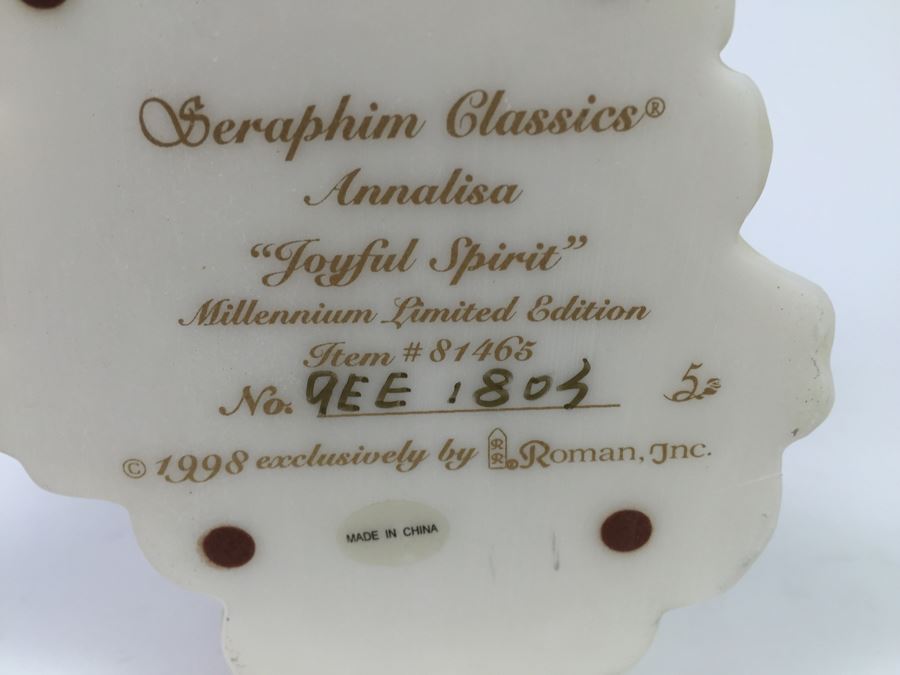 Collection Of (5) Limited Edition Seraphin Classics Angels Roman, Inc [Photo 16]