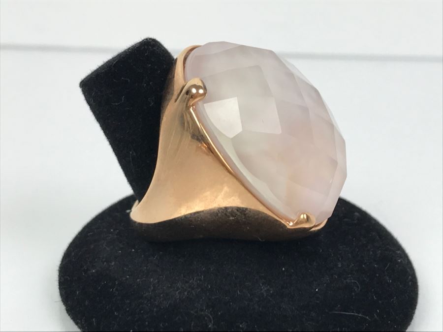 (3) Bronze Milor Italy Rings And Pair Of Earrings (2) Matching Rings Size 8 1/2 (1) Ring Size 9 1/4 [Photo 24]