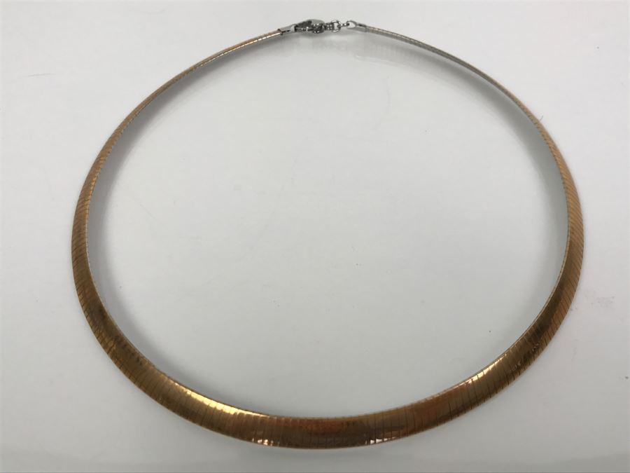 Milor Italy Copper Tone Stainless Steel Necklace [Photo 3]
