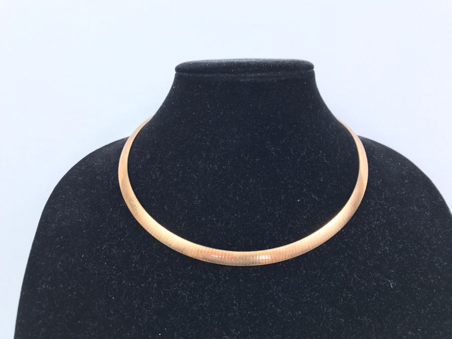 Milor Italy Copper Tone Stainless Steel Necklace